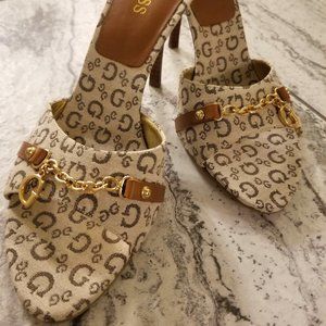 Popular Logo Guess Charm Heels (7)